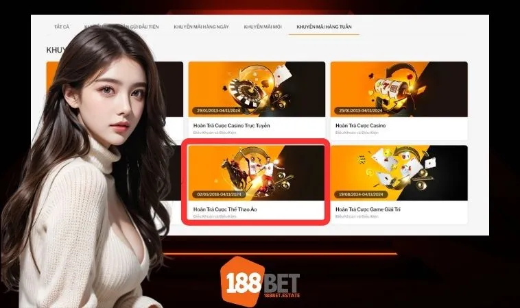 Hoàn Trả Cược Thể Thao Ảo 188bet: cập nhật mới nhất Hoàn Trả Cược Thể Thao Ảo 188bet: cập nhật mới nhất