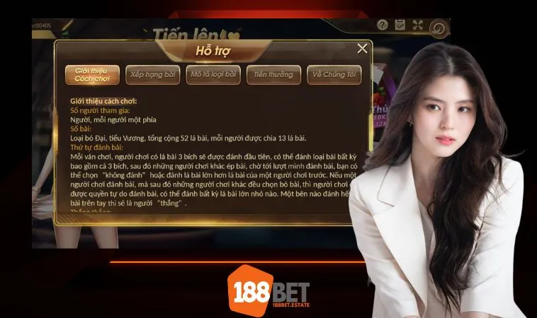 Luật chơi Tiến Lên Đếm Lá 188bet chi tiết Luật chơi Tiến Lên Đếm Lá 188bet chi tiết