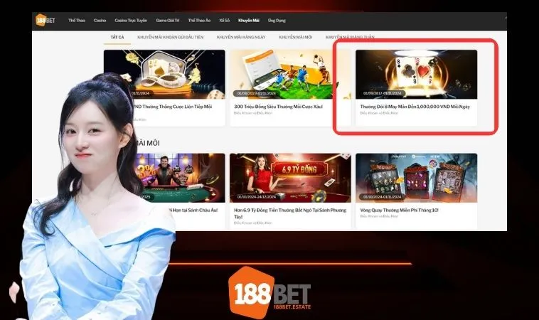 Thưởng Đôi 8 May Mắn Đến 1,000,000 VND Mỗi Ngày tham gia thế nào? Thưởng Đôi 8 May Mắn Đến 1,000,000 VND Mỗi Ngày tham gia thế nào?